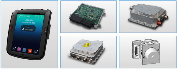 电机控制器：控制动力电源与驱动电机之间能量传输的装置