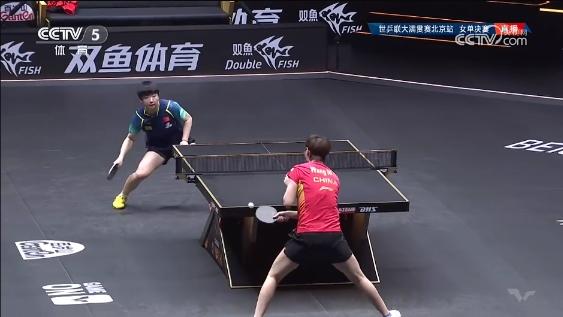 孙颖莎凭关键分把握与落点精准击败王曼昱，夺